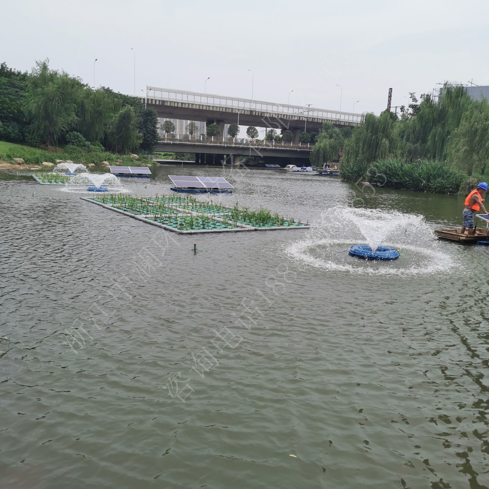 噴泉式太陽能曝氣機(jī)